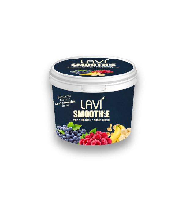 Lavi Smoothie Muz – Ahududu – Yaban Mersini 150 G