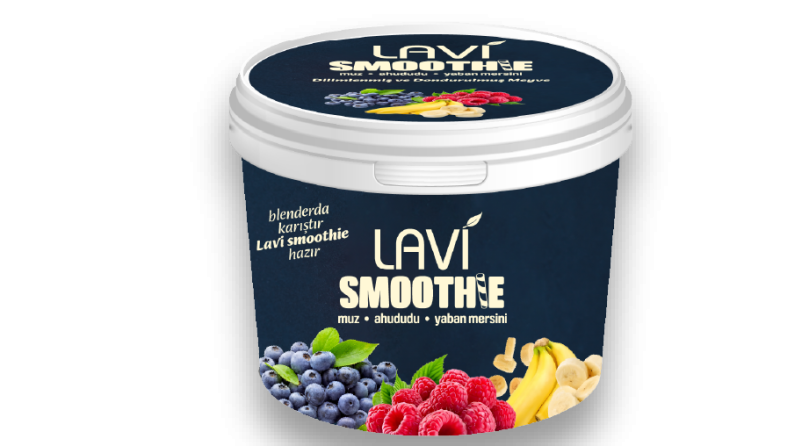 Lavi Smoothie Muz – Ahududu – Yaban Mersini 150 G
