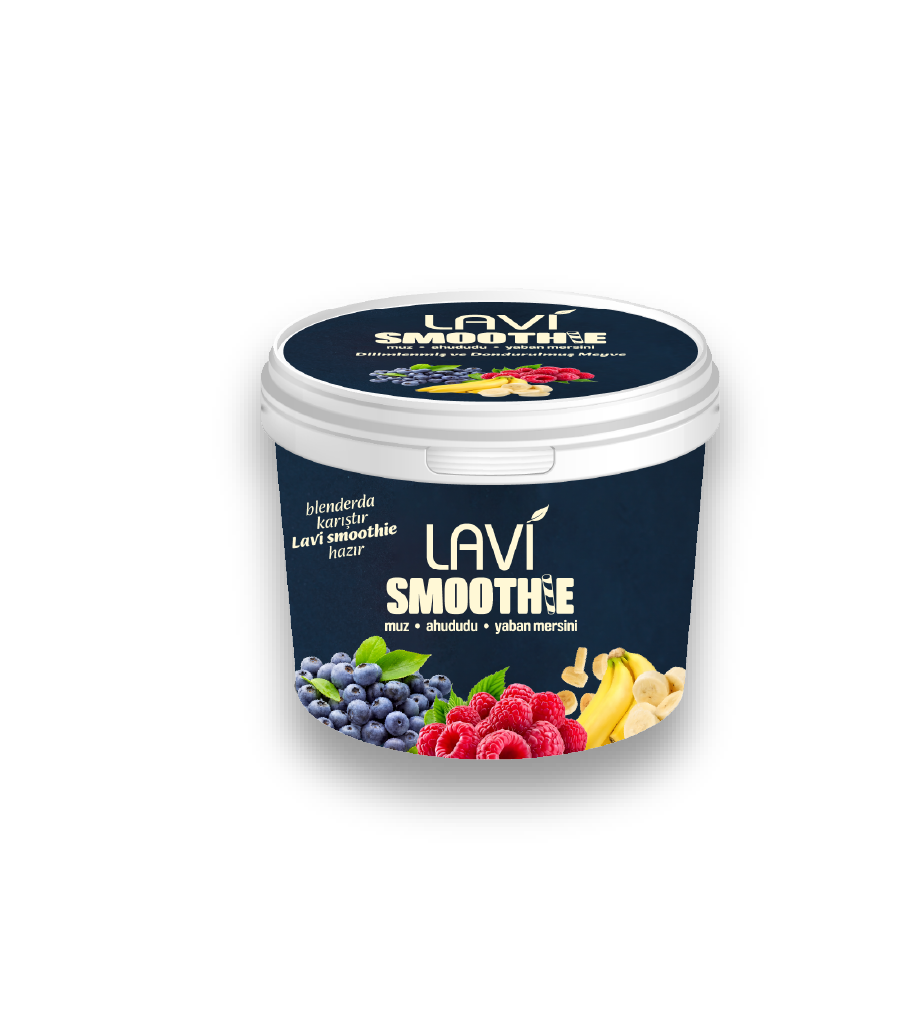 Lavi Smoothie Muz – Ahududu – Yaban Mersini 150 G