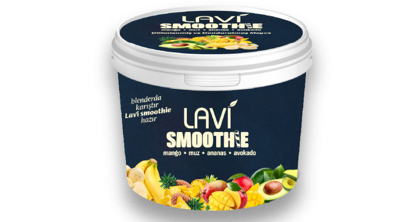 Lavi Smoothie – Mango, Muz, Ananas ve Avokado 150 G