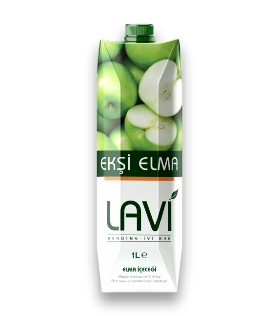 Lavi Ekşi Elma Meyveli İçecek 1 L