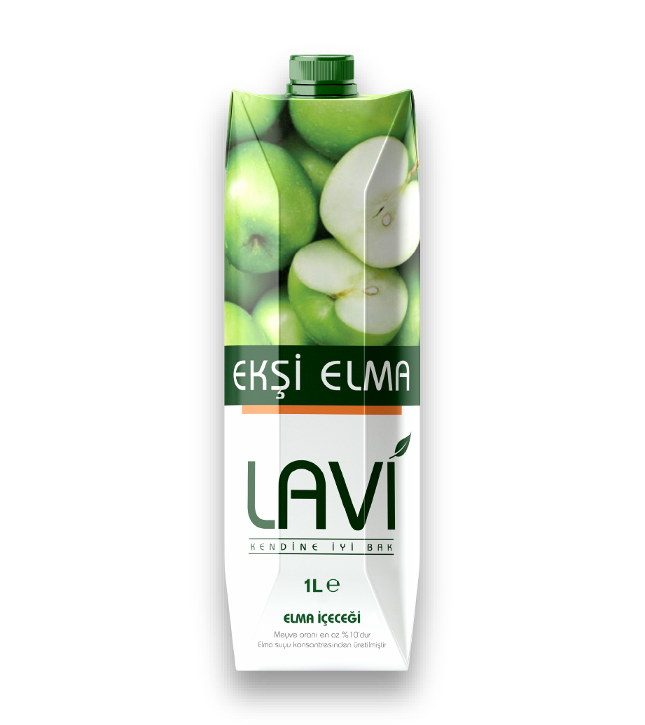 Lavi Ekşi Elma Meyveli İçecek 1 L