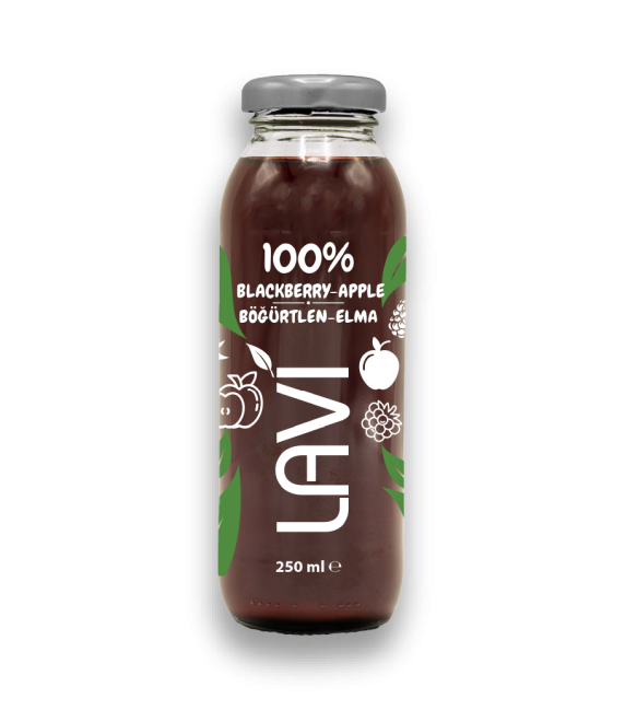 Lavi %100 Böğürtlen-Elma Suyu 250 Ml