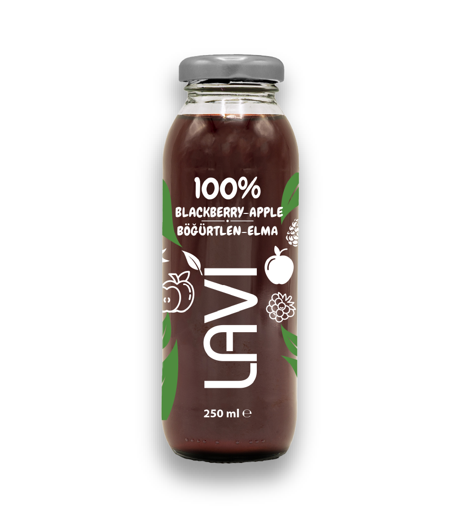Lavi %100 Böğürtlen-Elma Suyu 250 Ml