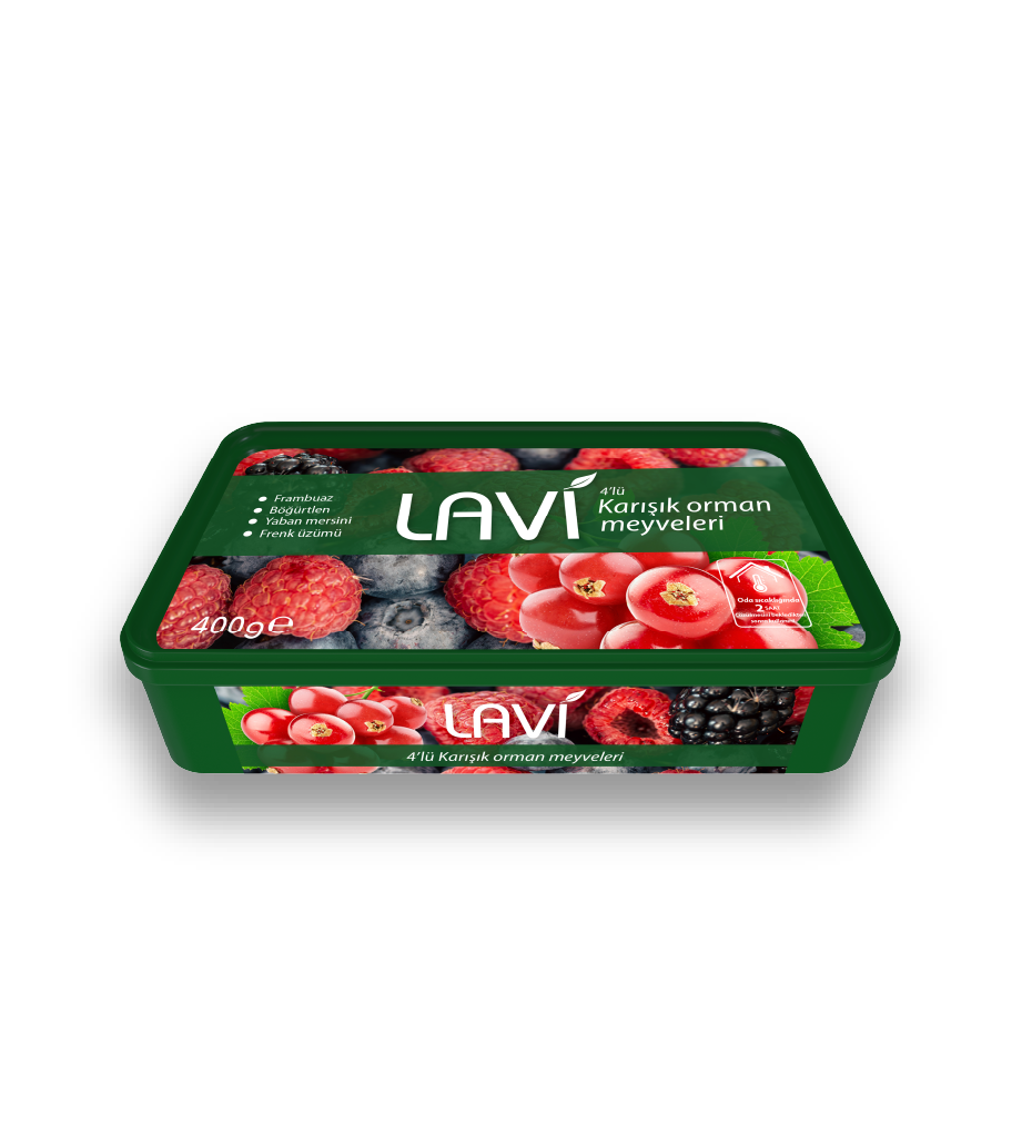 Lavi 4’lü Karışık Orman Meyveleri 400 G
