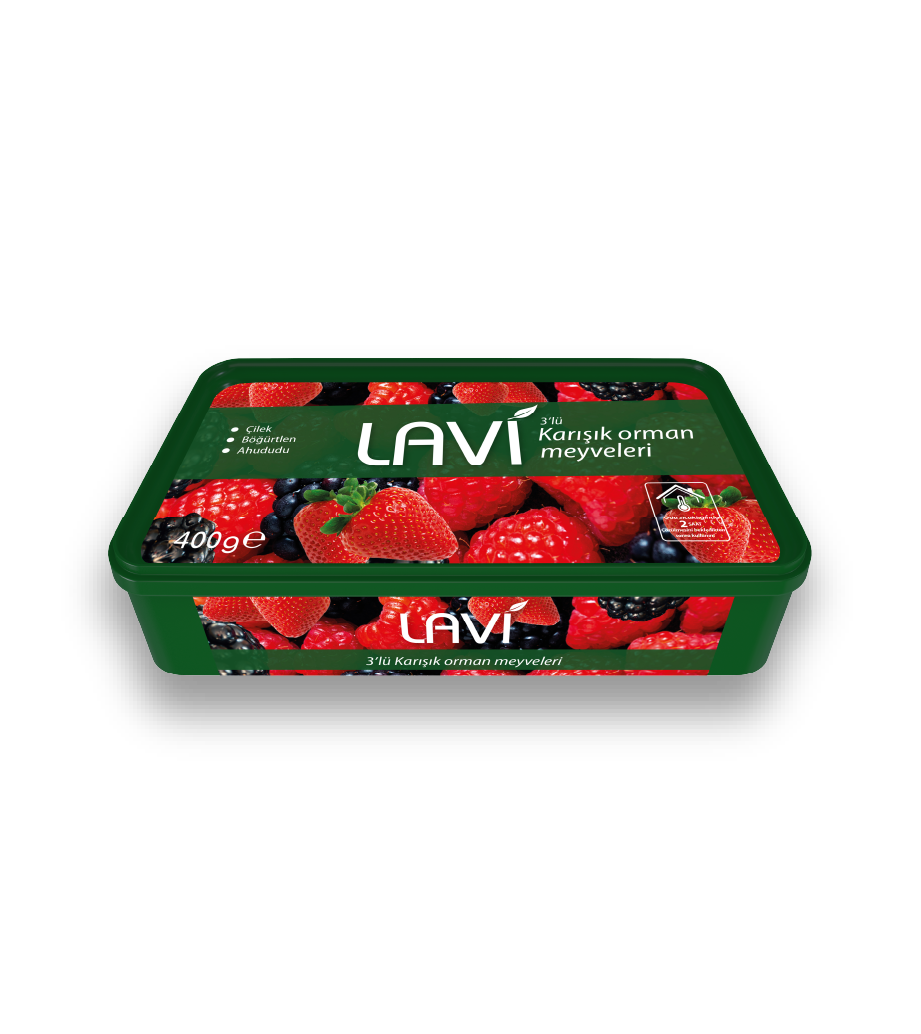 Lavi 3’lü Karışık Orman Meyveleri 400 G