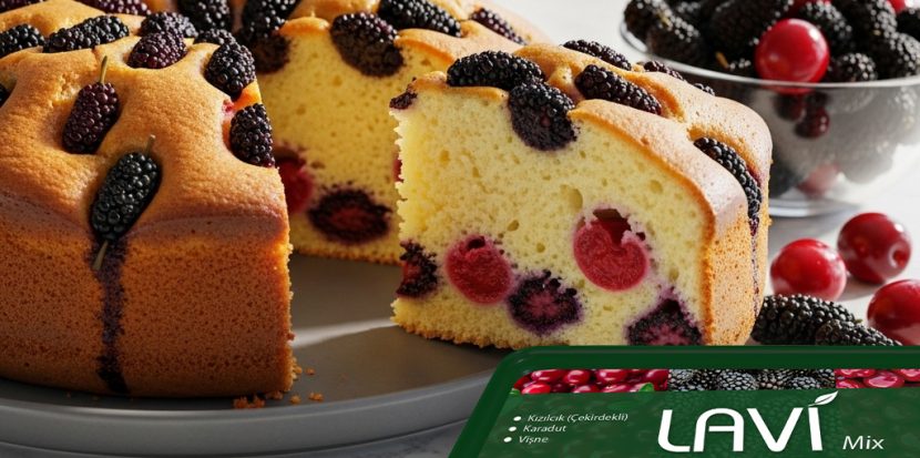 Pratik Meyveli Kek Tarifi – Dondurulmuş Lavi Mix’le Kolay Kek Tarifi-LAVİ