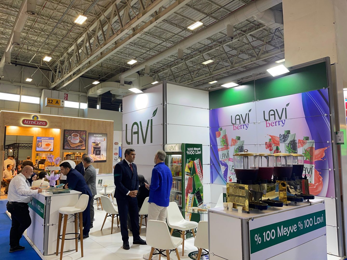 World Food 2025 İstanbul'da Lavi Gıda'nın ana fuar standı ve ürünleri