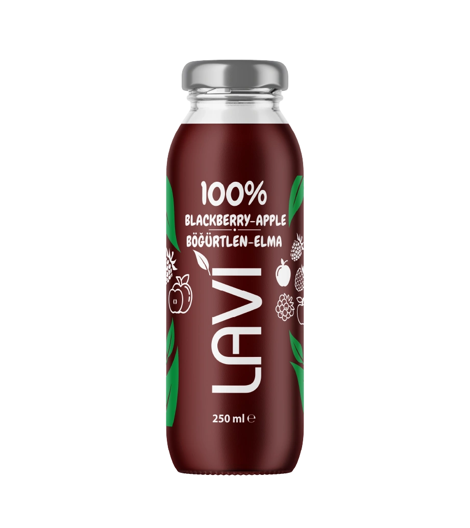Lavi %100 Böğürtlen-Elma Suyu 250Ml