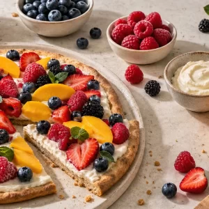 Meyveli pizza tarifi